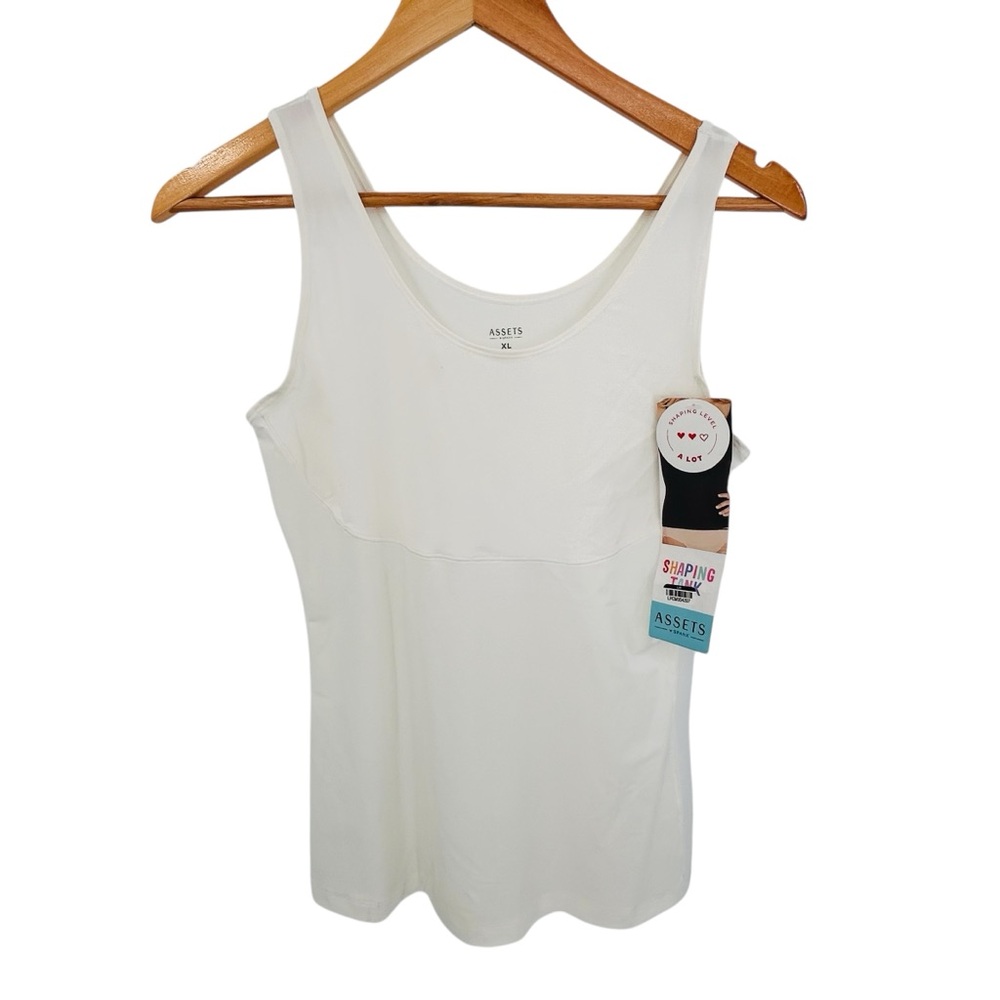 Spanx Assets White Tank Top